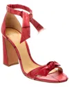 Alexandre Birman Clarita Curve Beleaf 90 Leather Sandal In Pink