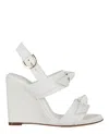 Alexandre Birman Clarita Doppia Soletta Wedges In White