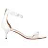 Alexandre Birman Clarita Double 60 Sandals In White Leather In White