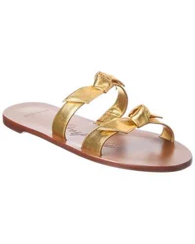 Alexandre Birman Clarita Holiday Season Leather Sandal In Multi