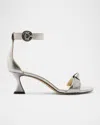 Alexandre Birman 60mm Clarita Sandals In Argento
