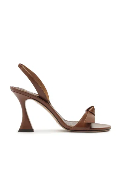 Alexandre Birman Clarita Leather Slingback Sandals In Multi