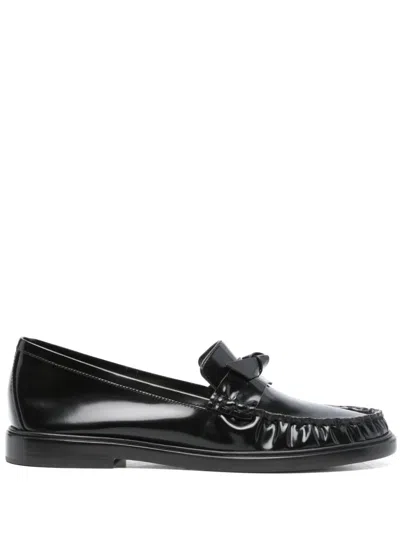 Alexandre Birman Clarita Loafers In Dark Plum
