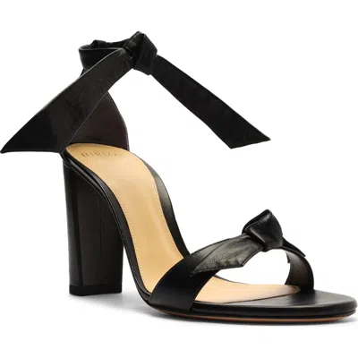 Alexandre Birman Clarita Metallic Sandal In Black