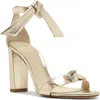 Alexandre Birman Clarita Metallic Sandal In Gold