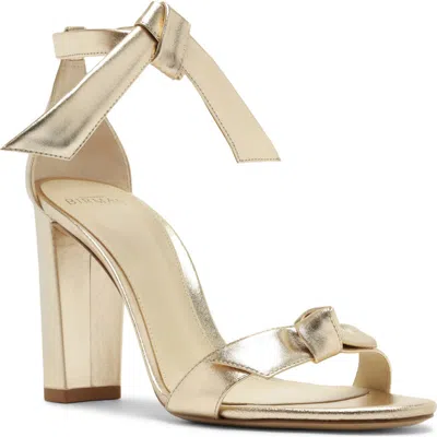 Alexandre Birman Clarita Metallic Sandal In Gold