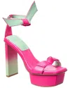 Alexandre Birman Clarita Pillar Leather Platform Sandal