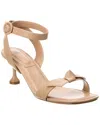 Alexandre Birman Clarita Bell 85 Grosgrain Sandal In Beige