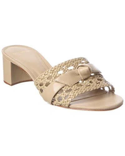 Alexandre Birman Clarita Tresse Leather Sandal In Multi