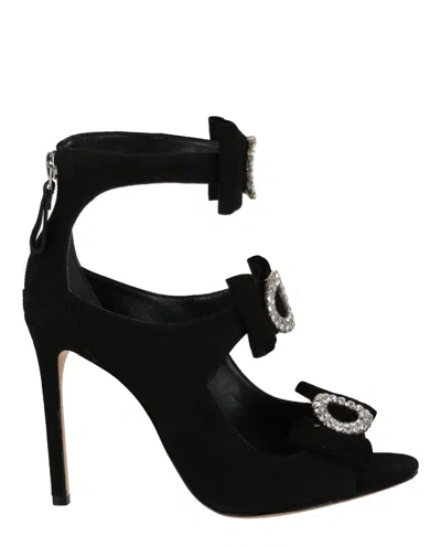 Alexandre Birman Crystal-embellished Carly Heeled Sandals In Multi