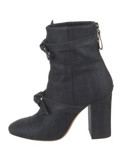 Pre-owned Alexandre Birman Denim Boots In Blue