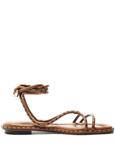 Alexandre Birman Donna Sandals In Espresso/dark Brown