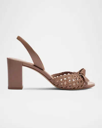 Alexandre Birman Easy Clarita Block 75 Tresse Sandals