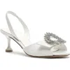 Alexandre Birman Easy Madelina Slingback Sandal In White