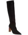 Alexandre Birman Elisa 85 Suede Knee-high Boot In Black
