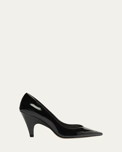 Alexandre Birman Frenchie Patent Leather Pumps In Black