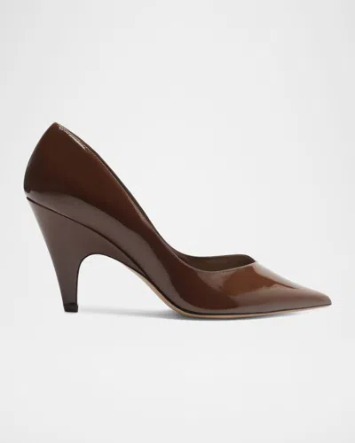 Alexandre Birman Frenchie Shiny Leather Pumps