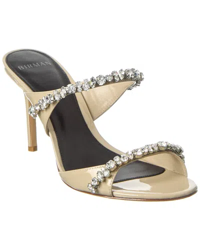 Alexandre Birman Gianna Crystal 85 Patent Sandal In Animal Print