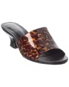 Alexandre Birman Gisel Mule Leather Sandal In Brown