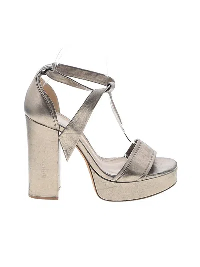 Pre-owned Alexandre Birman Heels In Gold