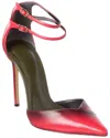 Alexandre Birman Heliconia 100 Leather Pump In Multi
