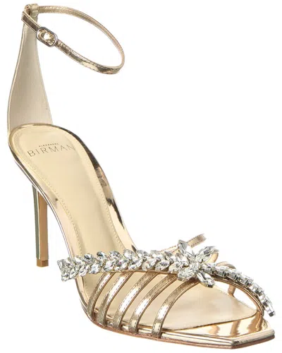 Alexandre Birman Iggy Crystals 85 Patent Sandal In Gold