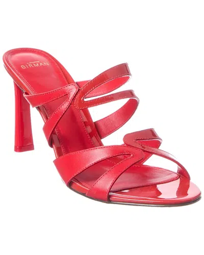 Alexandre Birman Iris 85 Leather Sandal In White