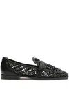 Alexandre Birman Jane Tresse Loafer In Black