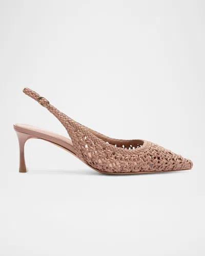 Alexandre Birman Jane Tresse 60 Leather Pumps