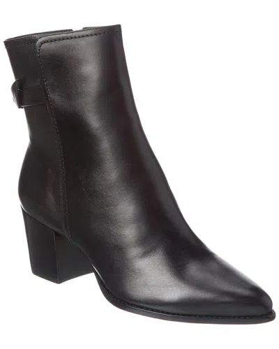 Alexandre Birman Jessa 60 Leather Bootie In Black