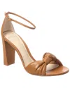 Alexandre Birman Kace Block 45 Leather Sandal In Brown