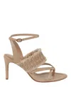 Alexandre Birman Kate 85 Heel Sandals In Beige