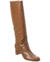 Alexandre Birman Lauren 60 Leather To-the-knee Boot In Brown