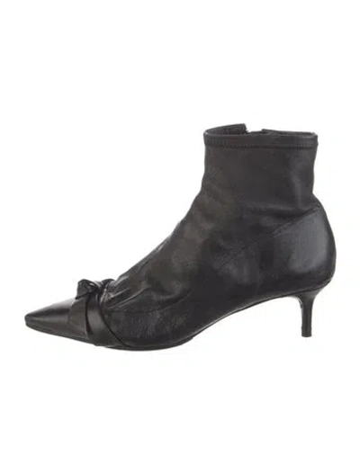 Pre-owned Alexandre Birman Leather Boots In Black