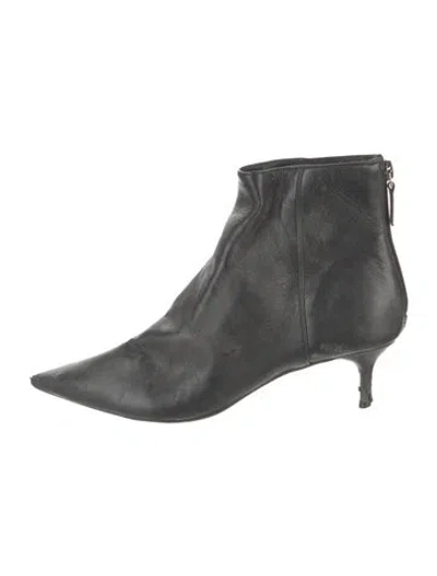 Pre-owned Alexandre Birman Leather Boots In Black