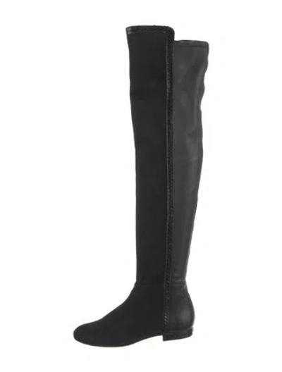 Pre-owned Alexandre Birman Leather Boots In Black