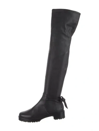 Pre-owned Alexandre Birman Leather Boots In Black