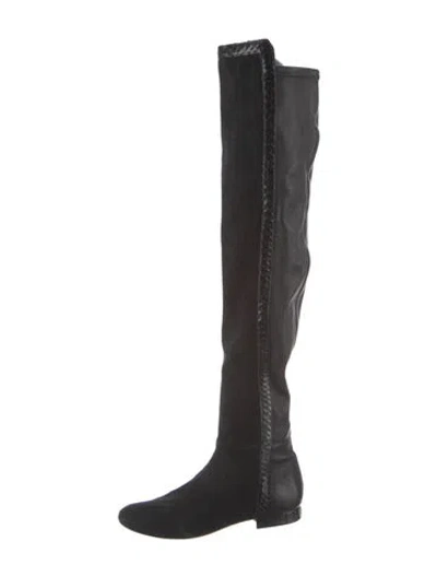 Pre-owned Alexandre Birman Leather Boots In Black