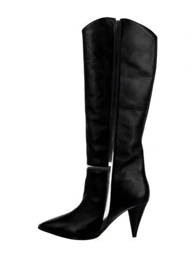 Pre-owned Alexandre Birman Leather Boots In Black