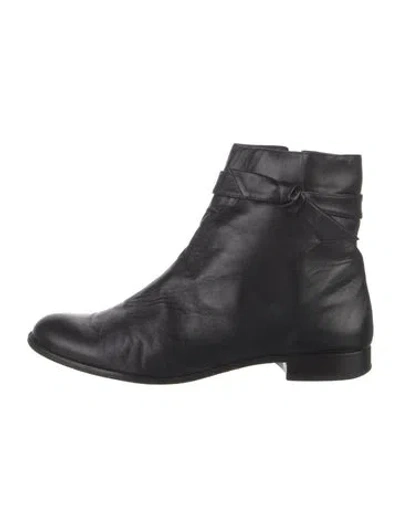 Pre-owned Alexandre Birman Leather Boots In Black