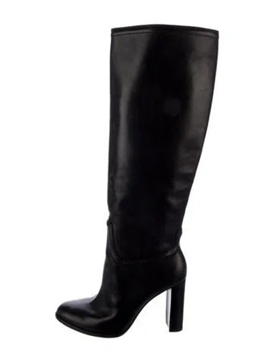 Pre-owned Alexandre Birman Leather Boots In Blue