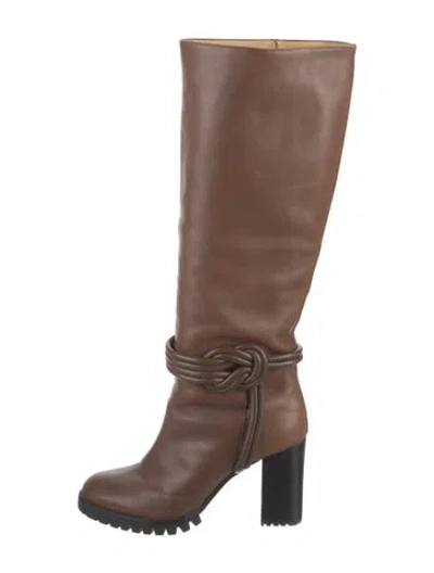 Pre-owned Alexandre Birman Leather Boots In Brown
