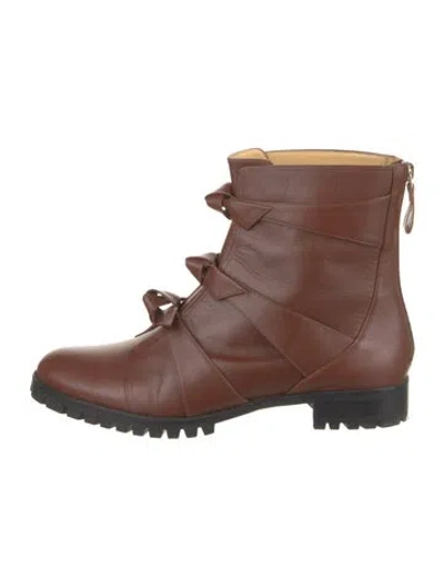Pre-owned Alexandre Birman Leather Boots In Brown