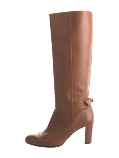 Pre-owned Alexandre Birman Leather Boots In Brown