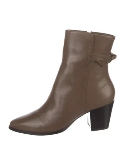 Pre-owned Alexandre Birman Leather Boots In Brown