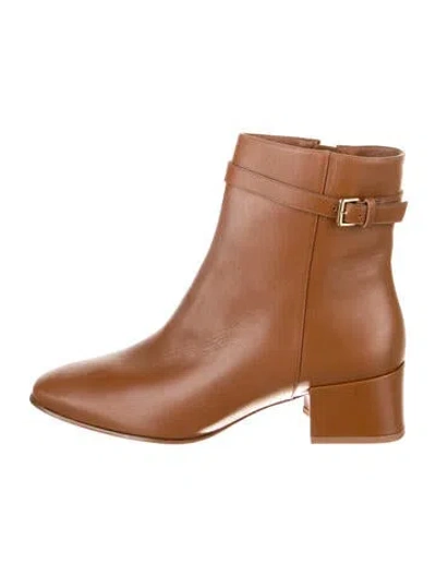 Pre-owned Alexandre Birman Leather Boots In Brown
