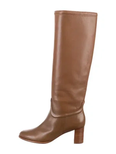 Pre-owned Alexandre Birman Leather Boots In Brown