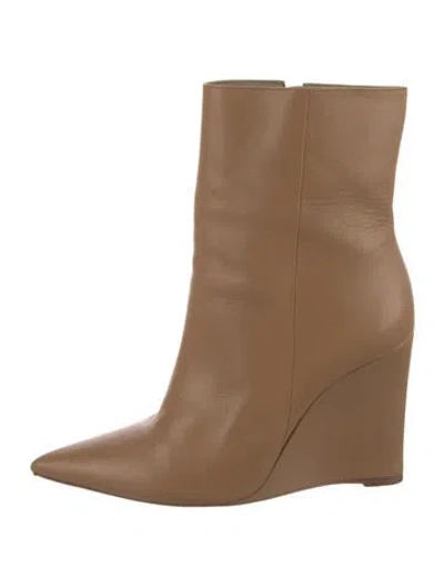 Pre-owned Alexandre Birman Leather Boots In Neutral