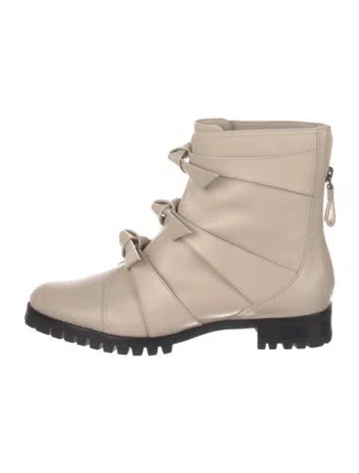 Pre-owned Alexandre Birman Leather Boots In Neutral