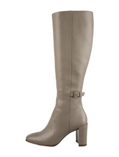 Pre-owned Alexandre Birman Leather Boots In Neutrals